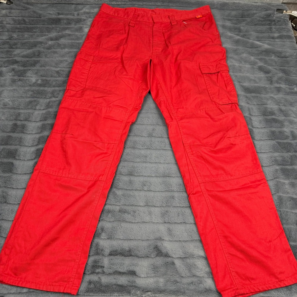 Bulwark FR Nomex Red Flame Resistant Cargo Work Pants 36x31 CAT1 2112 CP16RD3